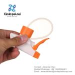 Orange Plastic Trigger Sprayer Cleaner Spray Head For Personal Care Liquid