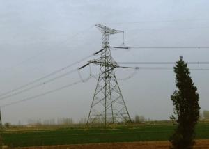 Quality 132KV Electric Transmission Tower , Customized Design High Voltage Tower wholesale
