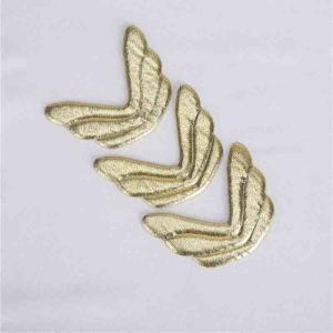 Quality Silver Ultrasonic Embossing Flowers Crafts Fabric Wings Crafts Use In Gift Decoration wholesale