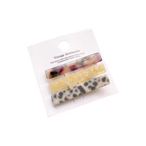Quality 3pcs one set color acetic acid hair clip simple fashion one-line clip duck beak clip wholesale