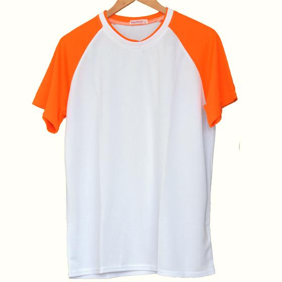white and red T-shirt