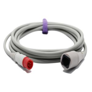Quality Biolight A8 4 Pin Invasive Blood Pressure Cable IBP Extension 2.7m Length wholesale