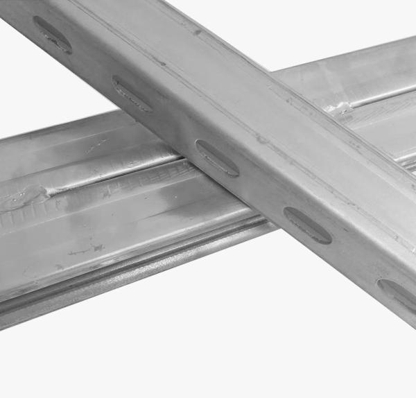 Rugged 6m Corrosion Resistant Silver Metal Strut Channel For Wall Drywall