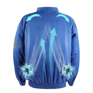 Quality Windbreaker Cooling Fan Jacket 10050mAh Air Conditioned Clothing wholesale