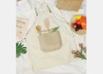 PU Material Kitchen Cooking Apron Anti Oil Pocket Outside Light Color