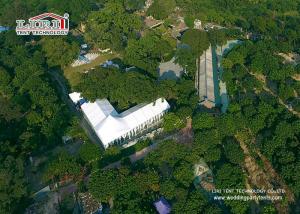 Quality 300 People Clear Span Aluminum Luxury Wedding Party Tent / Large Outdoor Tents wholesale