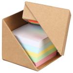 Foldable Personalised Stationery Gifts Cardboard Box With Pen Holder , Sticky