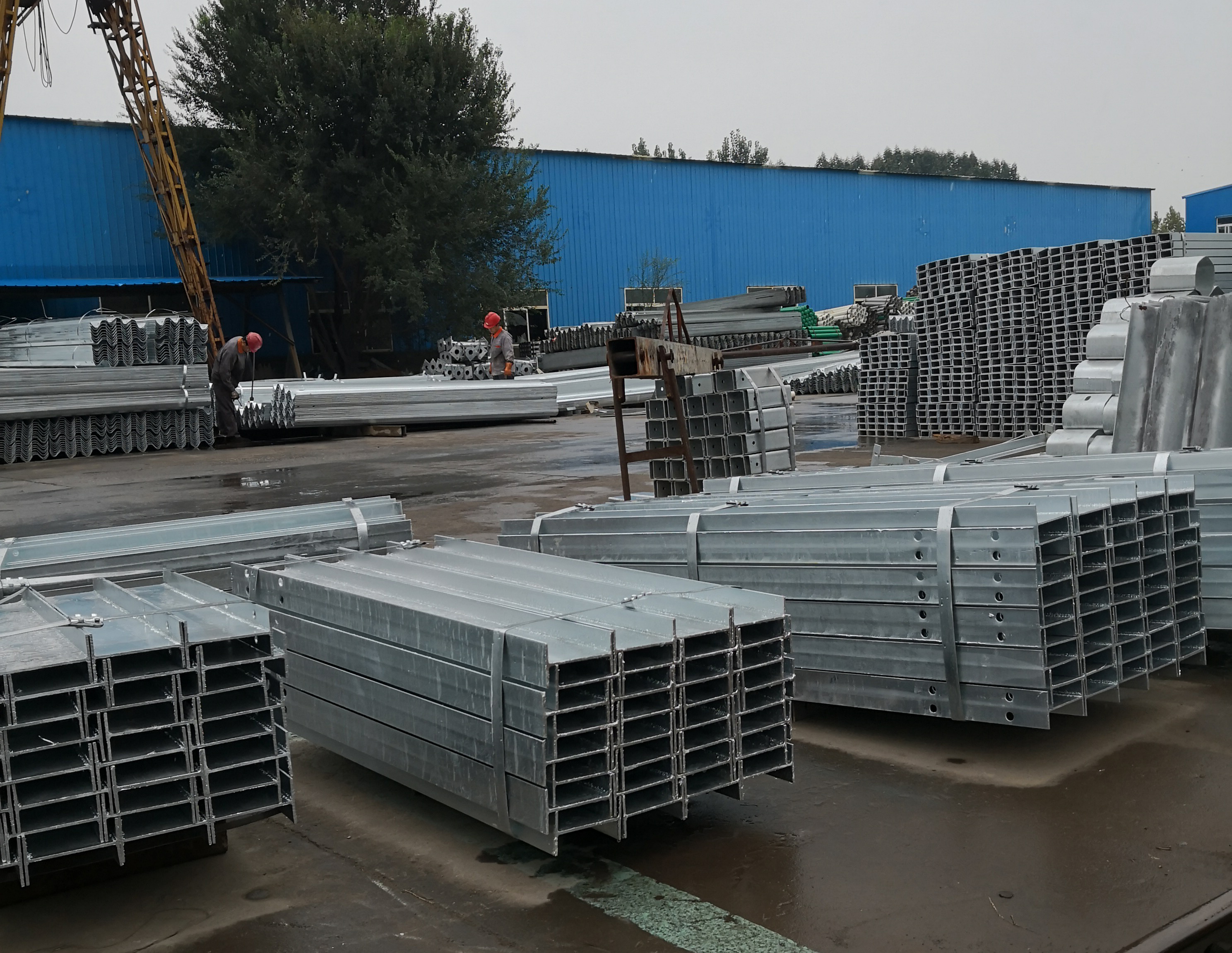 Road Traffic Safe H Post for Security Zinc Coated Galvanized Steel Highway Guardrail