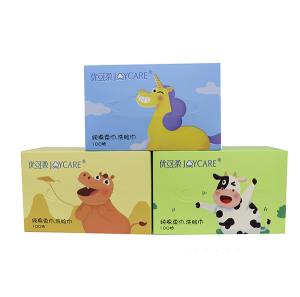 Quality Fashionable Custome Design Facial Cotton Tissue Wipes Logo Acceptable wholesale