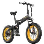 1kw 20 Inch Fat Tyre Electric Bike 30-50km/H Max Speed 70-80 Nm Torque