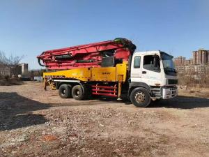 Quality 2012 Sany 40M Small Size Used Concrete Pump Truck Without Chassis For Civil Building In Iran wholesale