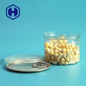 Quality 250ml 8.5oz Cashews Blueberry Clear Plastic Cans Leak Proof wholesale