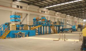 China High Efficiency PU Sandwich Panel Machine Polyurethane Sandwich Panel Line on sale