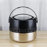 Round Shape Stainless Steel 201 Lunch Box 4pcs Thermal Cooking Stock Pot Set