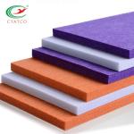 Odorless Stable Acoustic Fiber Board , Multicolor Polyester Fiber Sound