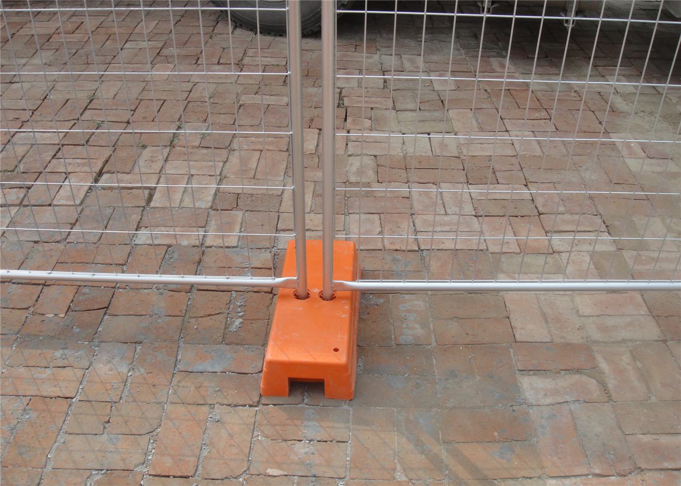 Portable Construction Fence , Construction Safety Fence Removable Various Colors