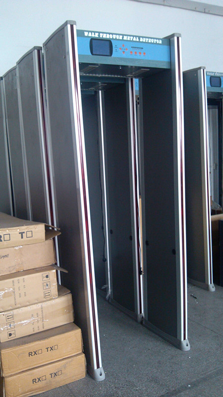 Walk-through Metal Detector，Door frame metal detector, JLS-8008(8 Zones&LCD display)
