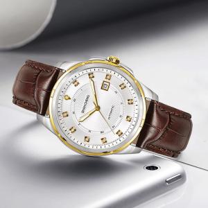 Quality Automatic Date Full Screw Stainless Steel Mens Watches PT5000 Mechanical wholesale