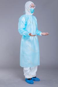 Quality Blue Non Woven 37g Disposable Surgical Isolation Gown wholesale