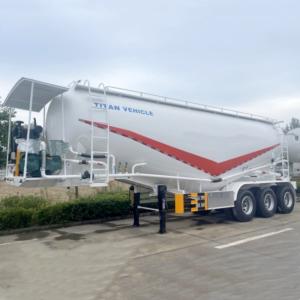Quality TITAN 3 Axle 40CBM Cement Bulker Trailer for Sale | Cement Bulker Price wholesale