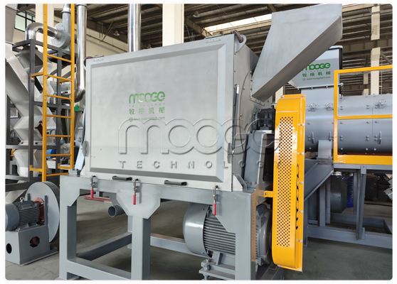 PP PE Plastic Bottles Cleaning Washing Waste Shredder Crusher Recycling Line