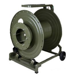 Quality Anti Corrosive Tactical Fiber Optic Cable Reel , Cable Storage Reel With Hole wholesale
