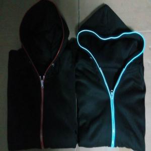 Quality 2015 party el hoodies/ led hoodies/ el wire hoodies wholesale