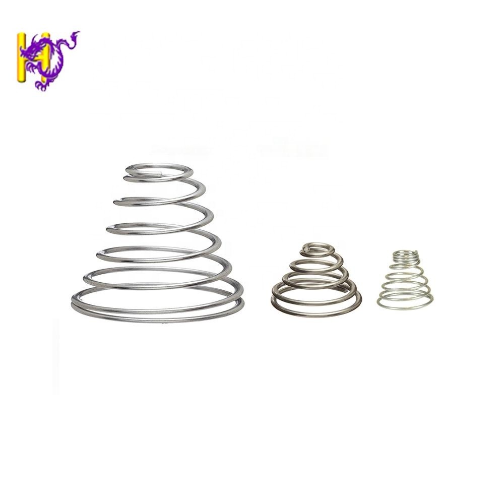 65mn Conical Compression Helical Coil Spring for Switch