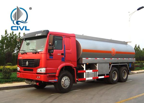 Fuel Tanker Truck Color Can Be Choosed Sinotruck Howo A7 6 X 4 Oil Tank Truck