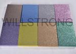 ISO14001 Ceitificate Gold Aluminum Foil Sheets Subject To Panel Thickness