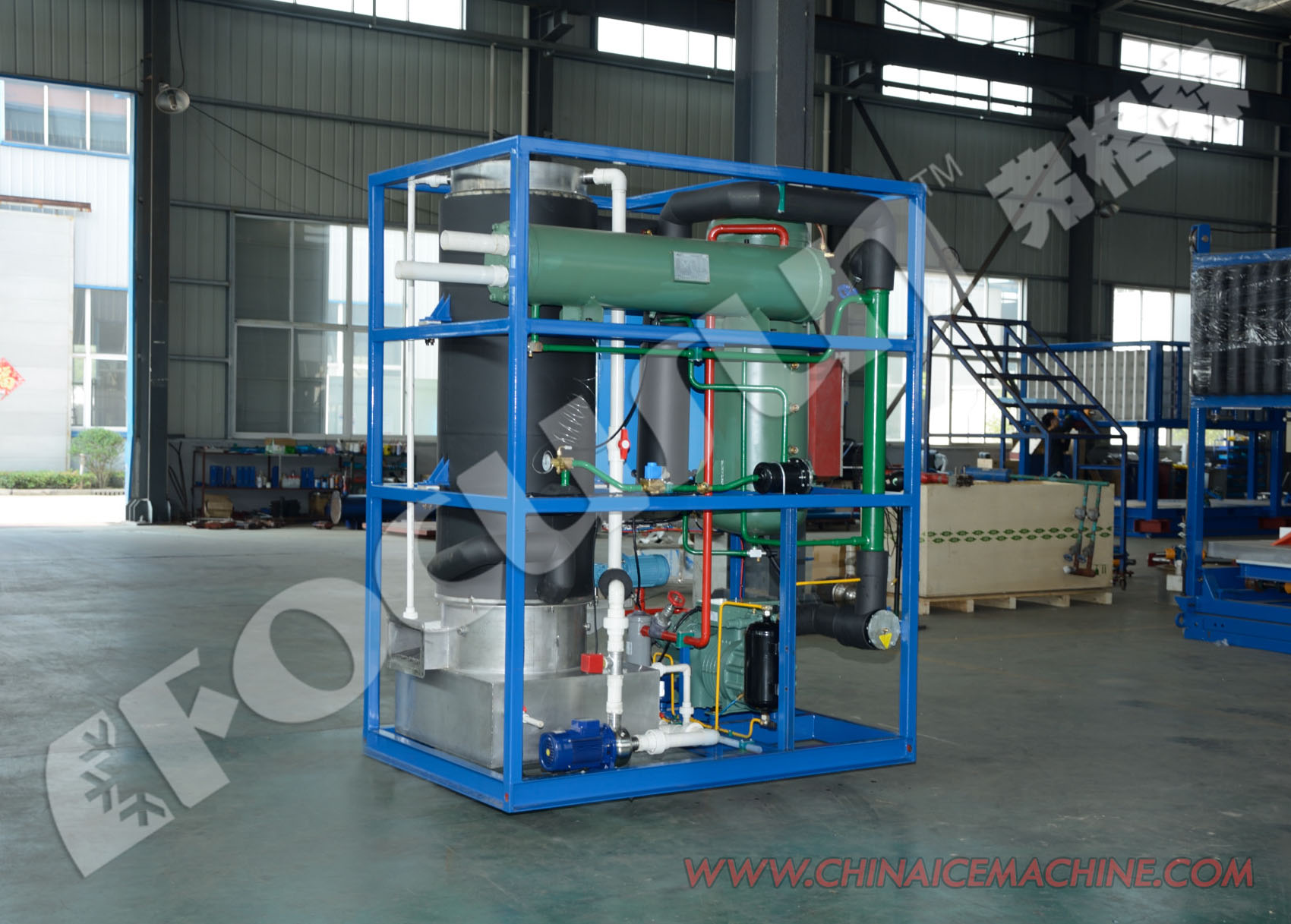 5 Tonnes Per Day Tube Ice Machine for Restaurants Supermarkets Nightclubs Bars Cafes