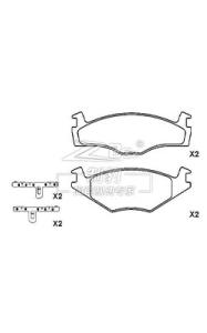 Quality Volkswagen Santana Ceramic Volkswagen Brake Pad 171698151F Car Brake Pad wholesale