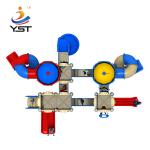 Colorful Outdoor Playground Equipment Kids Outside Plastic Slide