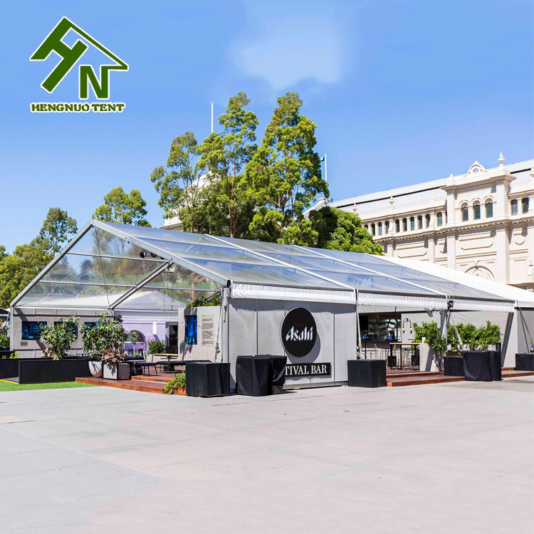 TUV ISO Approved Antibacterial 10 By 20 Tent Canopy With Clear Walls