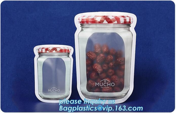 fresh food vegetable fruit roll packaging plastic flat pouch bag,zipper Seal pack Embossing Vacuum Bag for Fresh Food