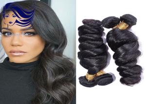 Quality Wavy Virgin Brazilian Hair Extensions 100 Real Human Hair for Fine Hair wholesale
