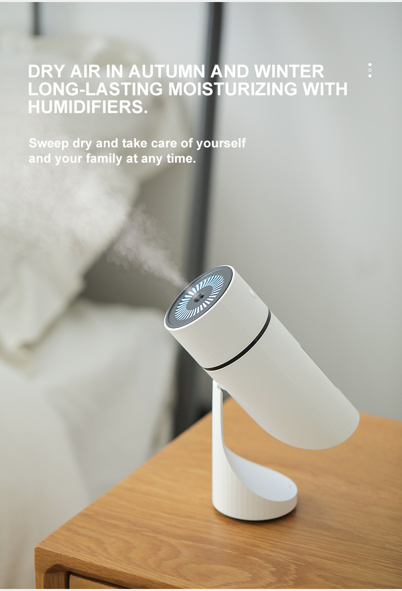 Homefish OEM USB Luftbefeuchter Tragbare Mini Humidifier Personal Desktop Luftbefeuchter Leise Luftbefeuchter mit 2 Modi