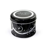 round tin case for candles