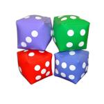 Family Birthday Gifts Inflatable Dice Toy for Small Game