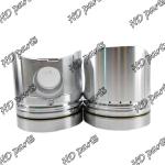 6D125 Aluminum Flat Mouth Diesel Engine Piston 6150-31-2113 For KOMATSU