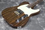 natural finishing Zebrawood body zebrawood neck Tele Electric guitar Guitarra