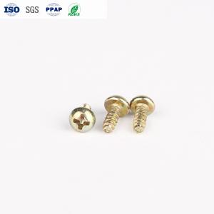 Quality Golden Decorative Screws Carbon Steel Small Self Tapping Screws Disc Head For Furniture Industry wholesale