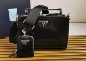 Quality Womens Cowhide Glossy Finish Camera Cross Body Bag Waterproof wholesale