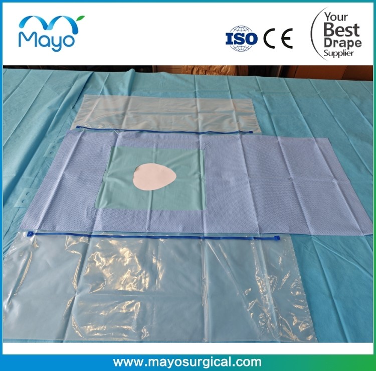 Customized Orthopedic Hip Drape With Double Pouch