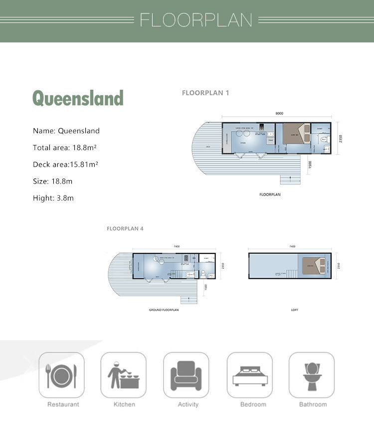 AU Standard Tiny House On Wheels Pre Made Mobile House For Airbnb Factory Direct