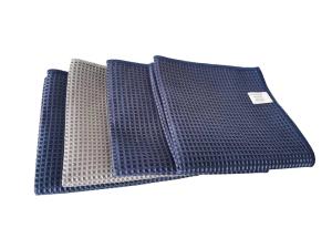 Quality Water Absorbent Waffle Weave Kitchen Towel Dish Cloths Navy Color wholesale