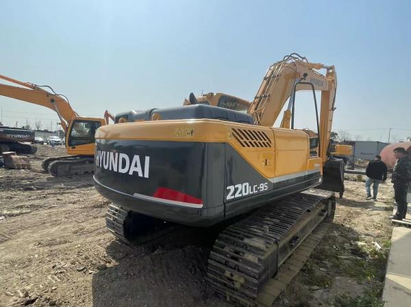 Korean 22ton Used Hyundai Excavators 220 Heavy Hydraulic Backhoe 2nd Hand