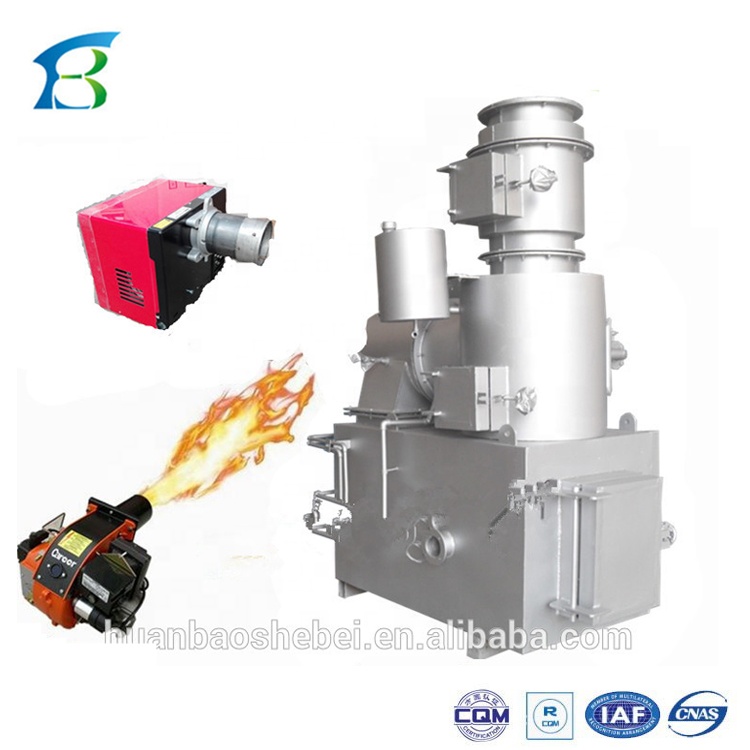 30-50kg/h Combustion Capacity Waste Incinerator for Household Chemical and Pet Waste