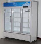 Three Door Vertical Glass Door Display Freezer 1138L