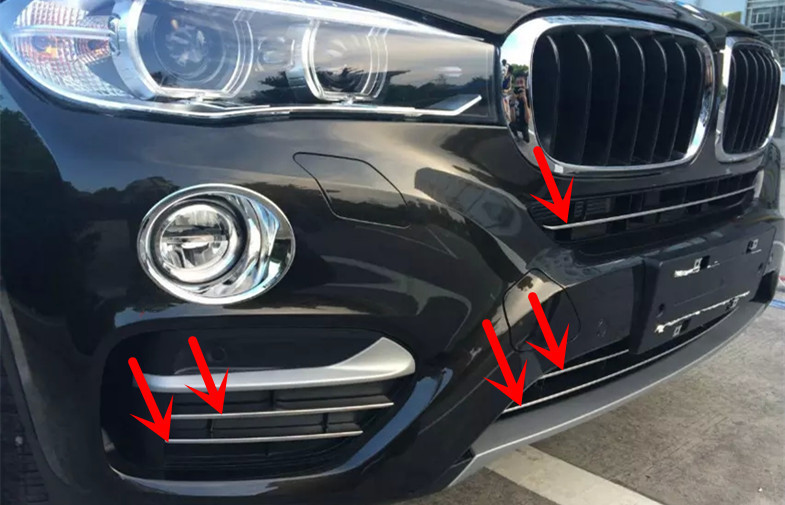 Front Lower Grille Garnish For BMW New E71 X6 2015 Auto Decoration Parts